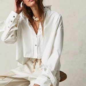 Free People Remade Poplin Shirt